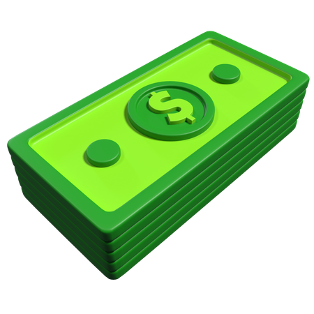 Cash  3D Icon