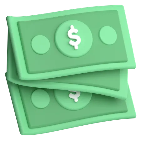 Cash  3D Icon