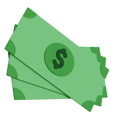 Cash  3D Icon