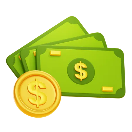 CASH  3D Icon