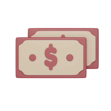 Cash  3D Icon