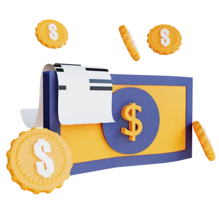 Cash  3D Icon