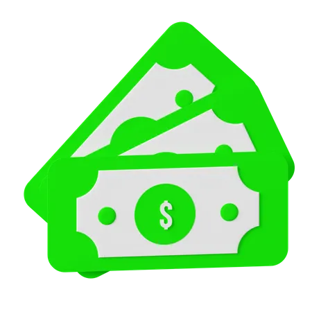 Cash  3D Icon