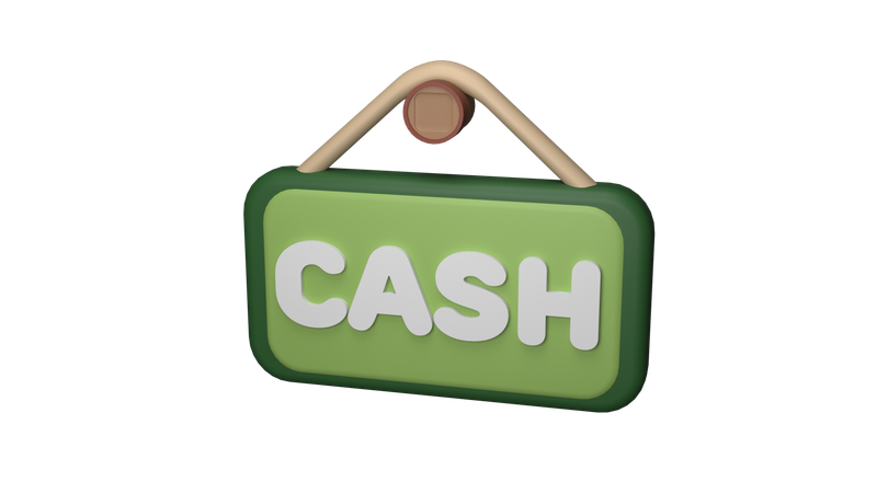 CASH  3D Icon