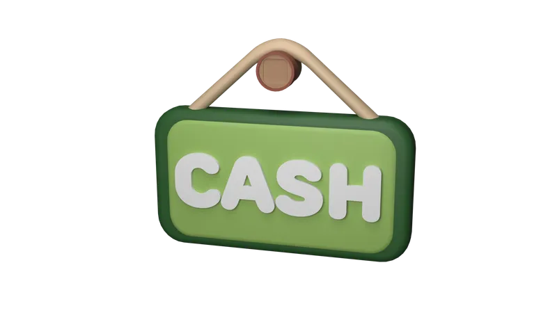 CASH  3D Icon