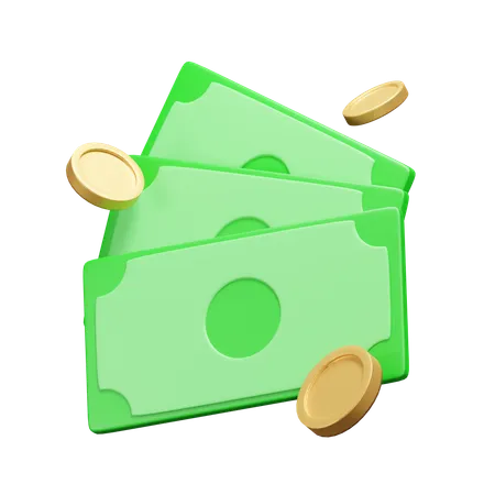 Cash  3D Icon