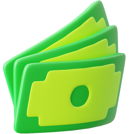 Cash  3D Icon