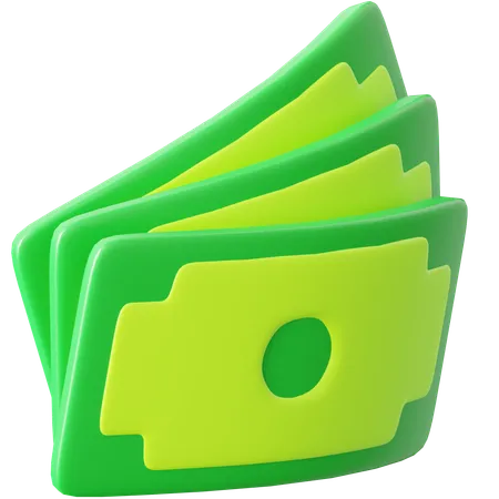 Cash  3D Icon