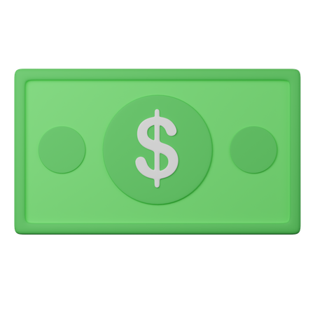 Cash  3D Icon