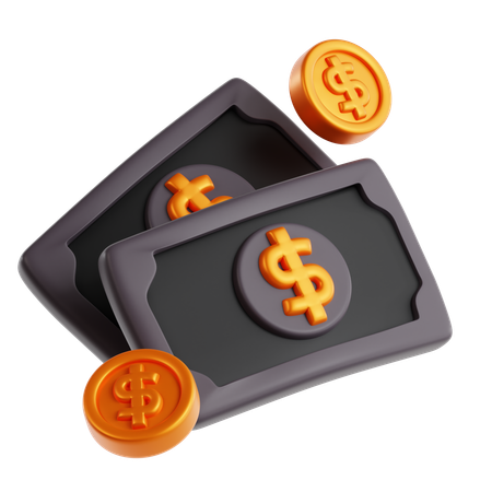 Cash  3D Icon