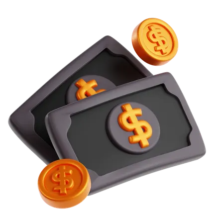 Cash  3D Icon