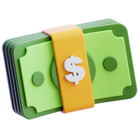 Cash  3D Icon