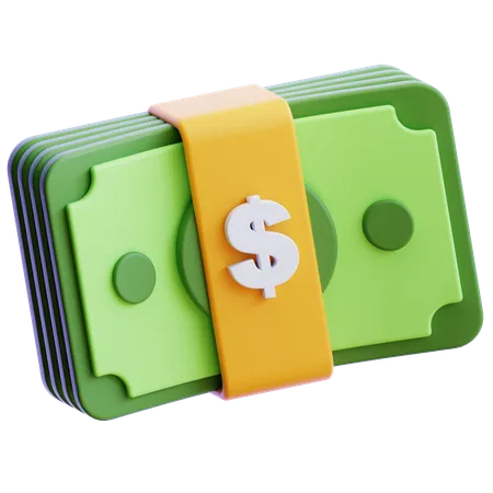 Cash  3D Icon