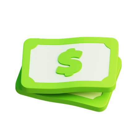 Cash  3D Icon