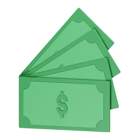 Cash  3D Icon