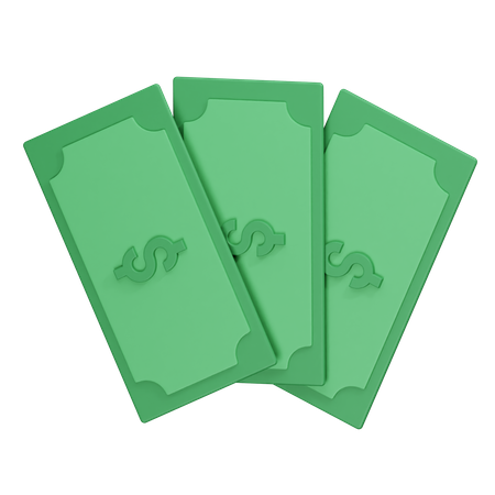 Cash  3D Icon