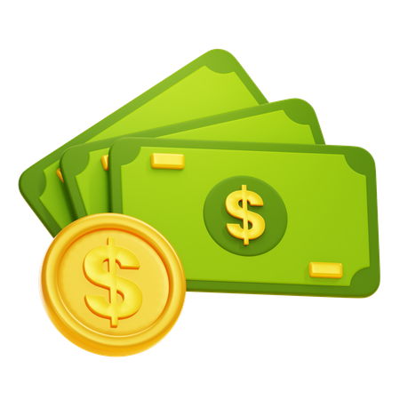 CASH  3D Icon