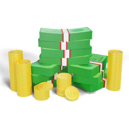 Cash 3D Icon