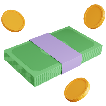 Cash  3D Icon