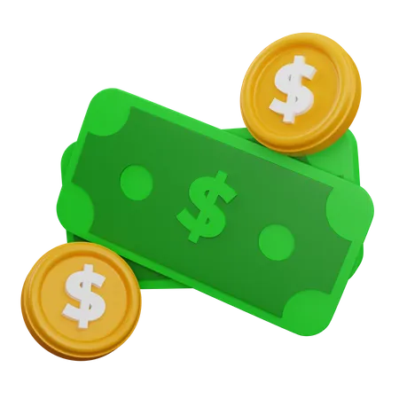 Money Modern 3 D Icon Rendered 3D Icon