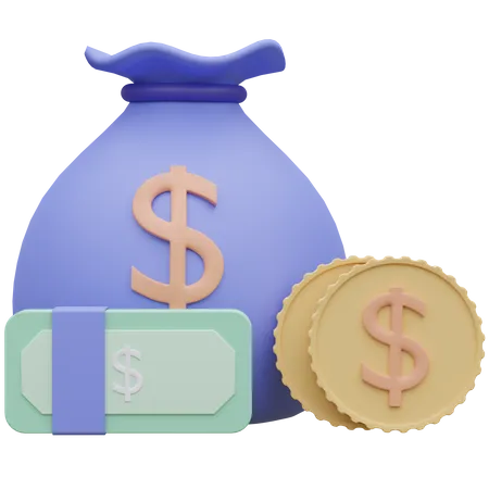 Cash Money 3 D Icon Illustration 3D Icon