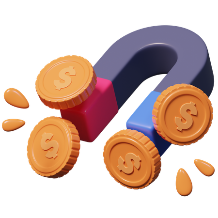 Cash Attraction  3D Icon
