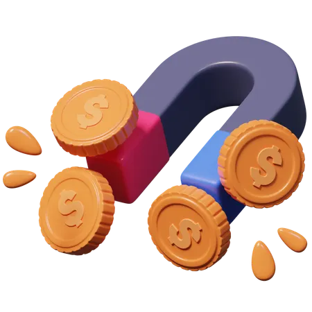 Cash Attraction  3D Icon