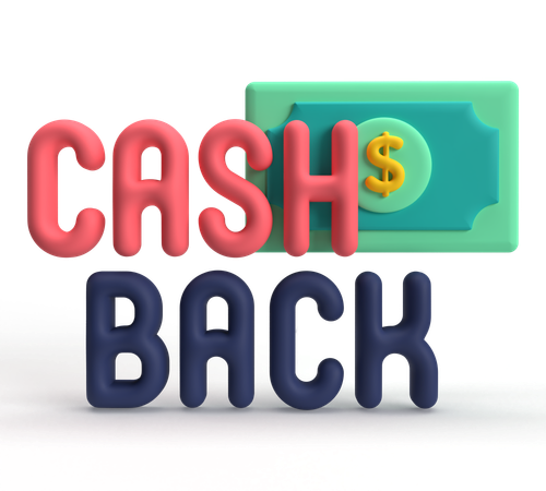 Cash Back  3D Icon