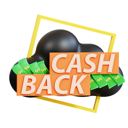 Cash Back  3D Icon