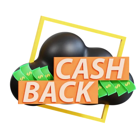 Cash Back  3D Icon