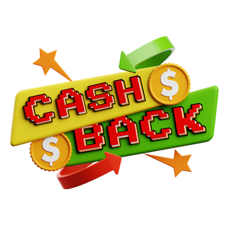 Cash Back  3D Icon