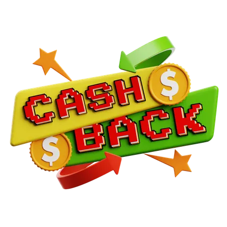 Cash Back  3D Icon