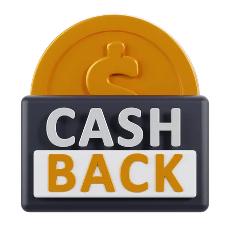 Cash Back  3D Icon