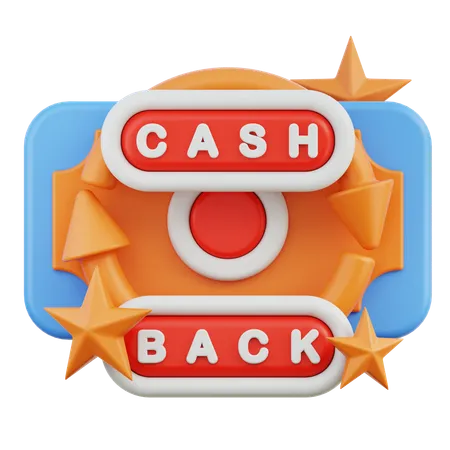 Cash Back  3D Icon