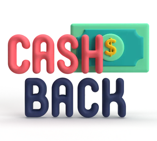 Cash Back  3D Icon