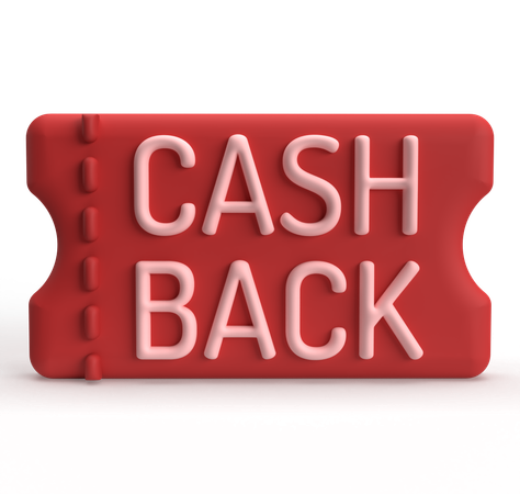 Cash Back  3D Icon