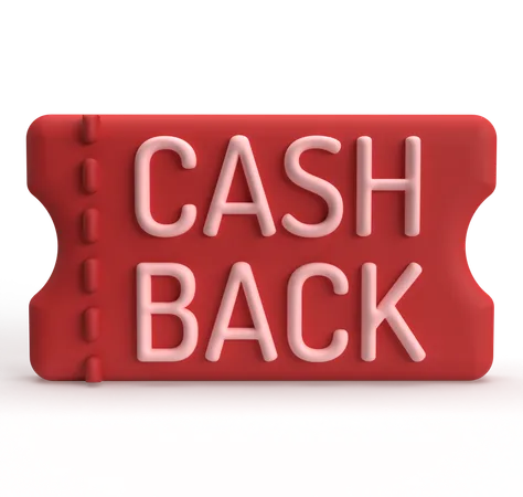 Cash Back  3D Icon