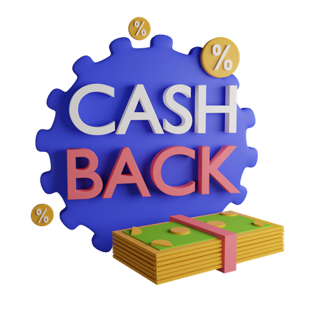 Cash Back  3D Icon
