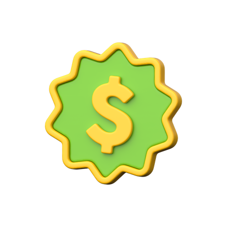 Cash bonus on online shopping.  3D Icon