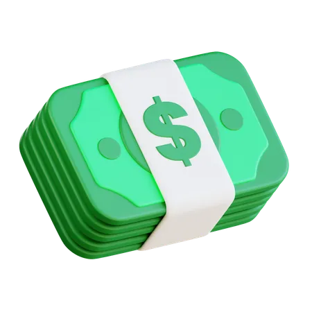 3 D Dollar Money Illustration 3D Icon