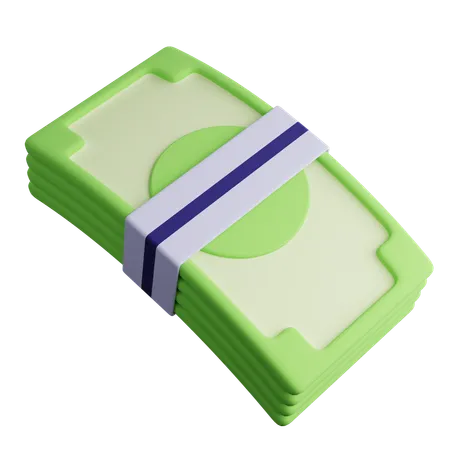 Cash Bundle  3D Icon