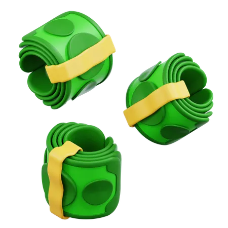 Cash Bundle  3D Icon