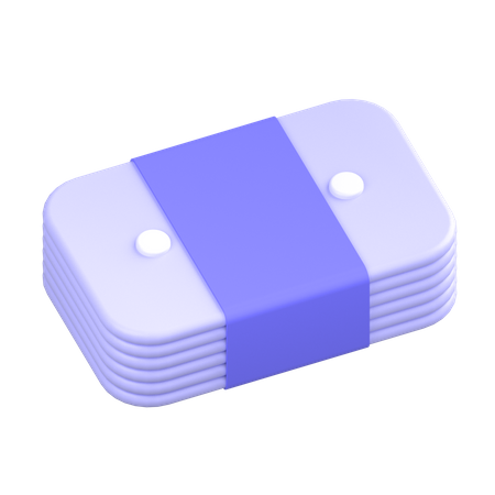 Cash-bundle 3D Icon