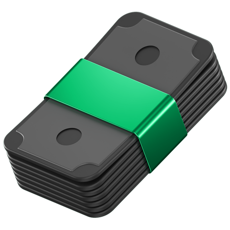 Cash Bundles  3D Icon