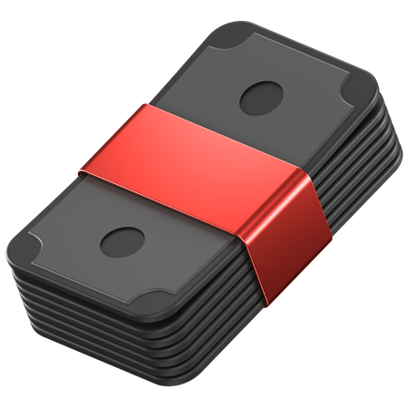 Cash Bundles  3D Icon