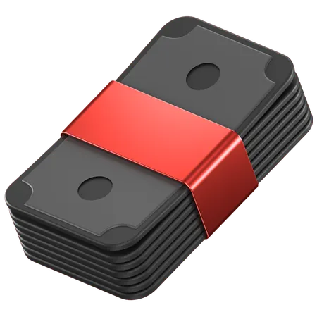 Cash Bundles  3D Icon