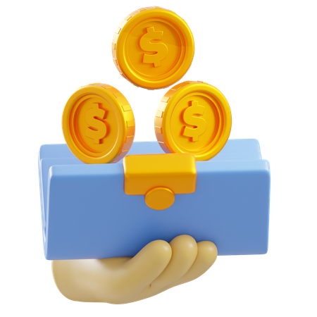 Cash Coin  3D Icon