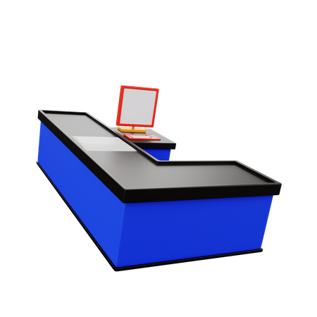 Cash Counter  3D Icon