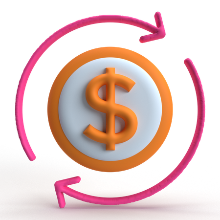 Cash Flow  3D Icon
