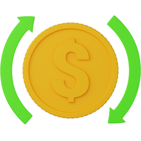 Cash Flow  3D Icon